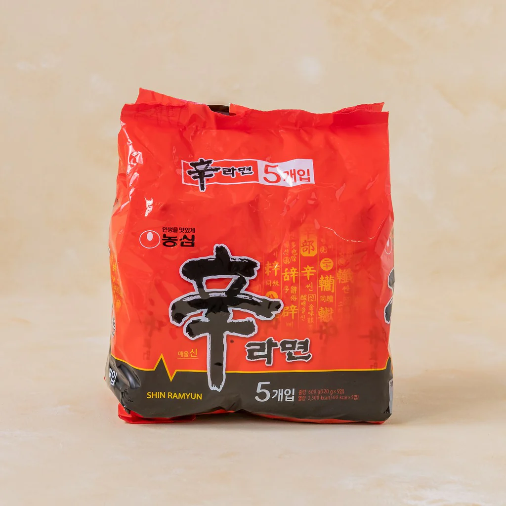 [Nongshim] Halal Shin Ramen Multi-Pack (120g x 5P) 농심 신라면 멀티팩