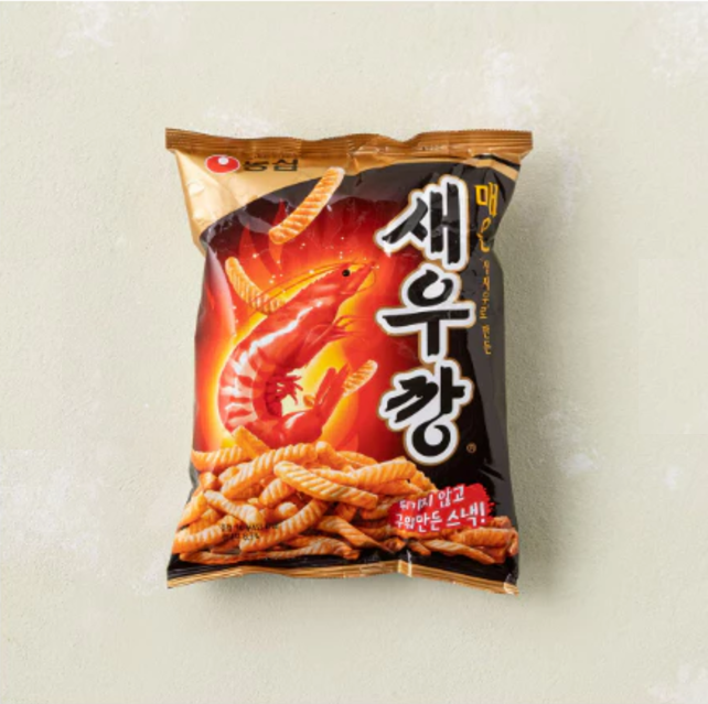 [Nongshim] Shrimp Crackers (Original, Rice, Spicy & Black) 농심 새우깡 4종