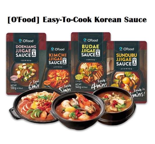 [O'Food] Easy-To-Cook Korean Army Stew Sauce Assortment (8 Types) [오푸드] 한국 요리 소스 모음 (8종)