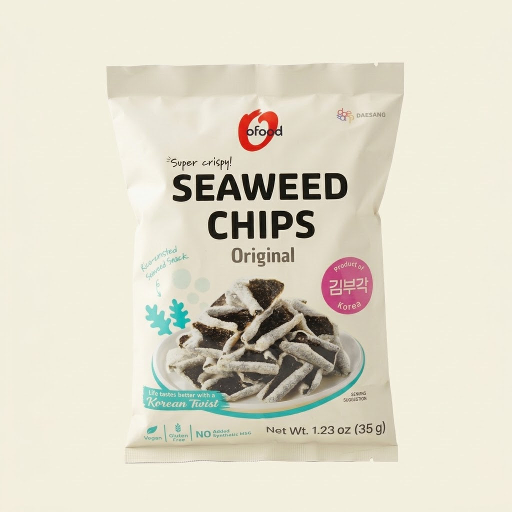 [O'Food] Seaweed Chips – Original 35g  대상 김부각 오리지널