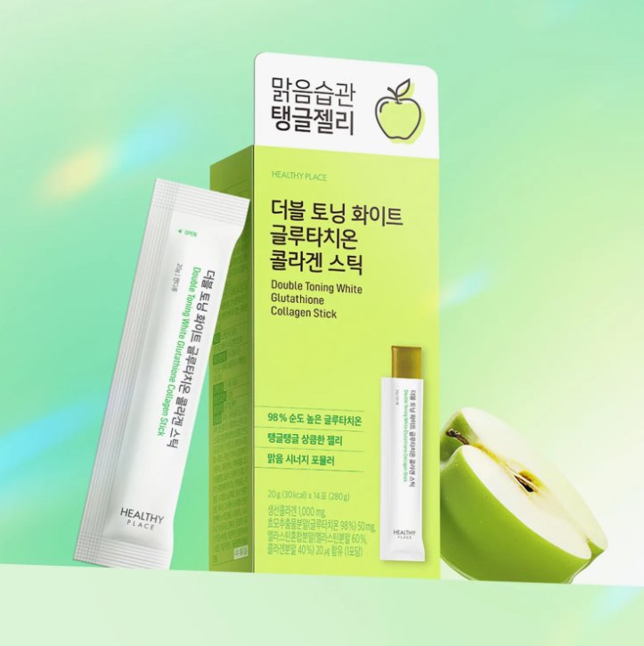 [Olive Young] Glutathione Collagen Stick (Apple Flavor - 14 Sticks) 글루타치온 콜라겐스틱