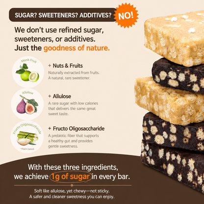 [Olive Young] PPAEBAR Crunch Protein Bar (Cacao / Salted Peanut Butter) 40g 빼바 프로틴바 카카오 피넛버터