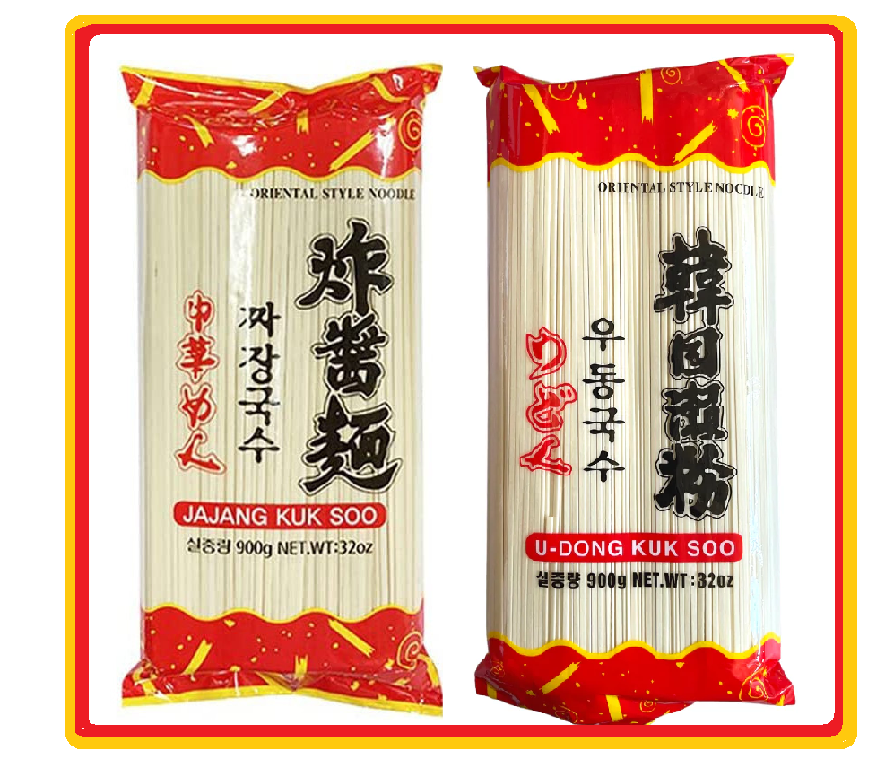 [JungKwang] Jjajang Noodles / U-Dong Noodles 900g 짜장국수 / 우동국수