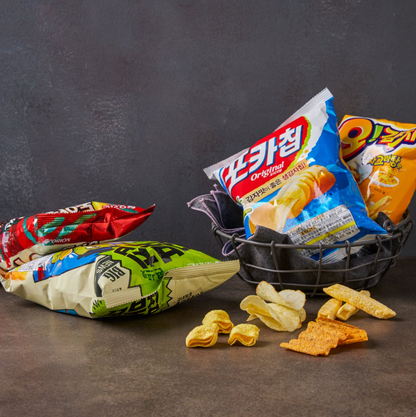 [Orion] Snack Bundle of 4  오리온 스낵 4묶음 276g 오감자, 꼬북칩, 포카칩 돌아온 썬