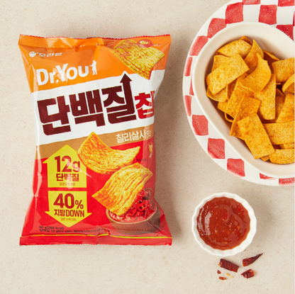 [Orion Dr.You] Protein Chips 60g (Butter-Grilled Squid Flavor / Chilli Salsa Flavor)