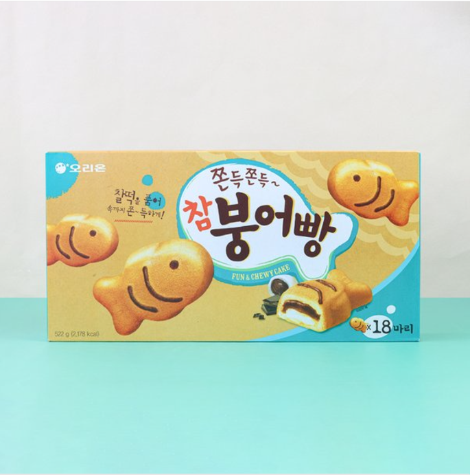 [Orion] Fish-shaped Moist and Chewy Cake 174g   오리온 참붕어빵