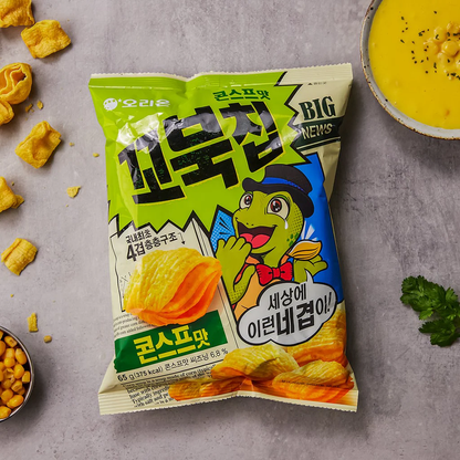 [Orion] Turtle Chip 160g – Corn Soup / Chocolate  오리온 꼬북칩 콘스프맛 / 초코츄러스맛