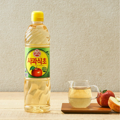 [Ottogi] Apple Vinegar Pet 900ml   [오뚜기] 사과 식초 Pet 900 ml