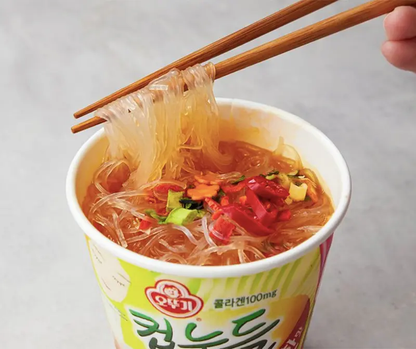 [Ottogi] Thin Rice Ramen Cup (Udon/Spicy) 38.1g [오뚜기] 컵누들 매콤한맛/우동맛
