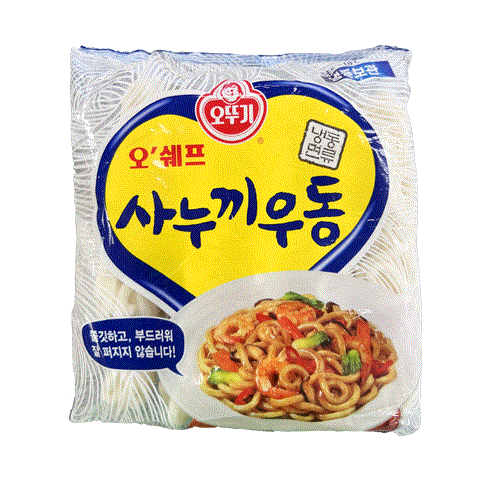 [Ottogi] Fresh Udon Noodle 230gx5  오뚜기 오쉐프 사누끼우동면(230g*5)