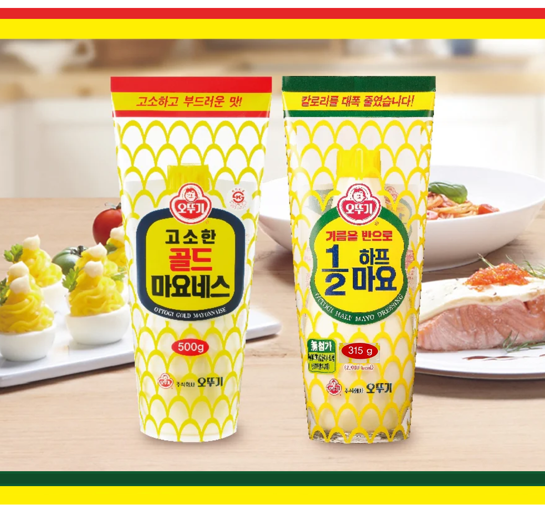 [Ottogi] Gold Mayonnaise (Original / Half Calorie) 315g / 500g 꼴드 마요네스