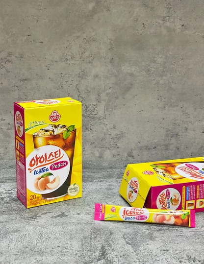 [Ottogi] Ice Tea Stick 20 Sachets – Green Grape / Citron / Peach 오뚜기 아이스티 20포입