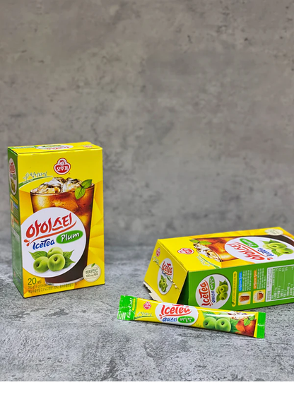 [Ottogi] Ice Tea Stick 20 Sachets – Green Grape / Citron / Peach 오뚜기 아이스티 20포입