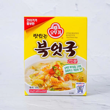 [Ottogi]Dried Pollack Soup 34g/Seaweed Soup 18g 오뚜기 맛있는 즉석 미역국 / 맛있는 즉석 북어국