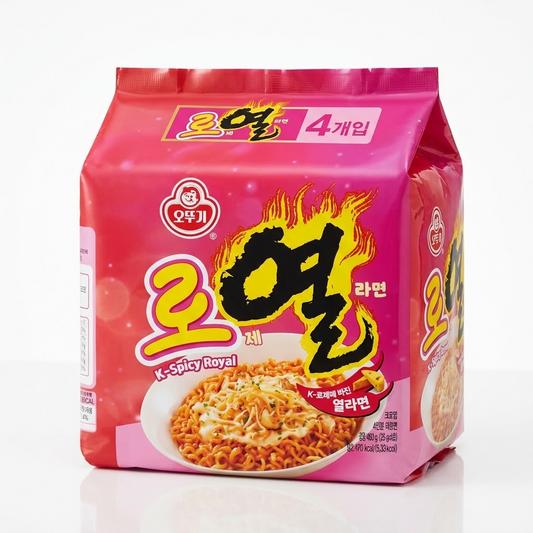 [Ottogi] K-Spicy Royal Ramen 120g x 4 오뚜기 로열라면 120g*4개입