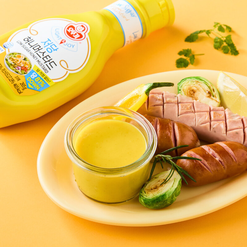 [Ottogi] Low Sugar Honey Mustard Sauce 265g 오뚜기 저당 허니머스타드