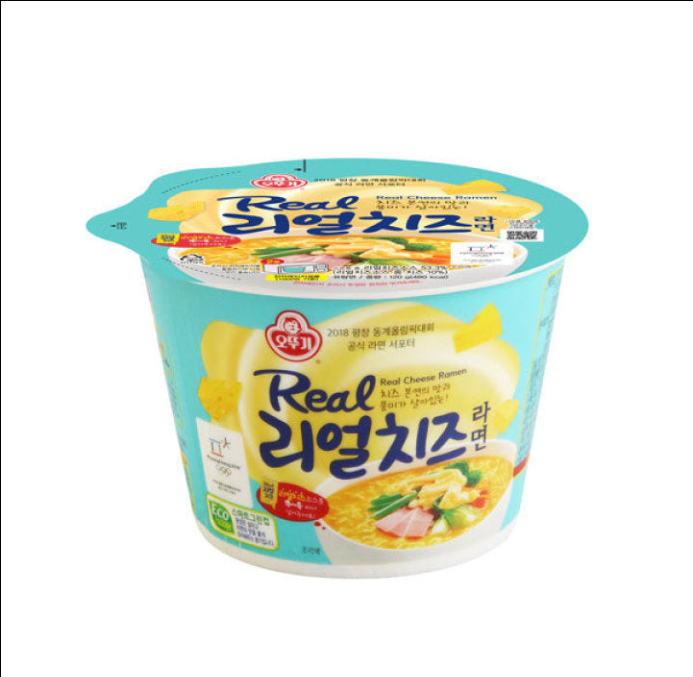 [Ottogi] Real Cheese Ramen Bowl 120g 리얼치즈라면 용기