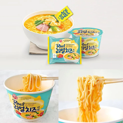 [Ottogi] Real Cheese Ramen Bowl 120g 리얼치즈라면 용기