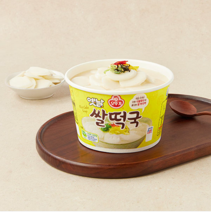 [Ottogi] Instant Rice Cake Soup Cup 166.6g  오뚜기 옛날 쌀떡국 컵