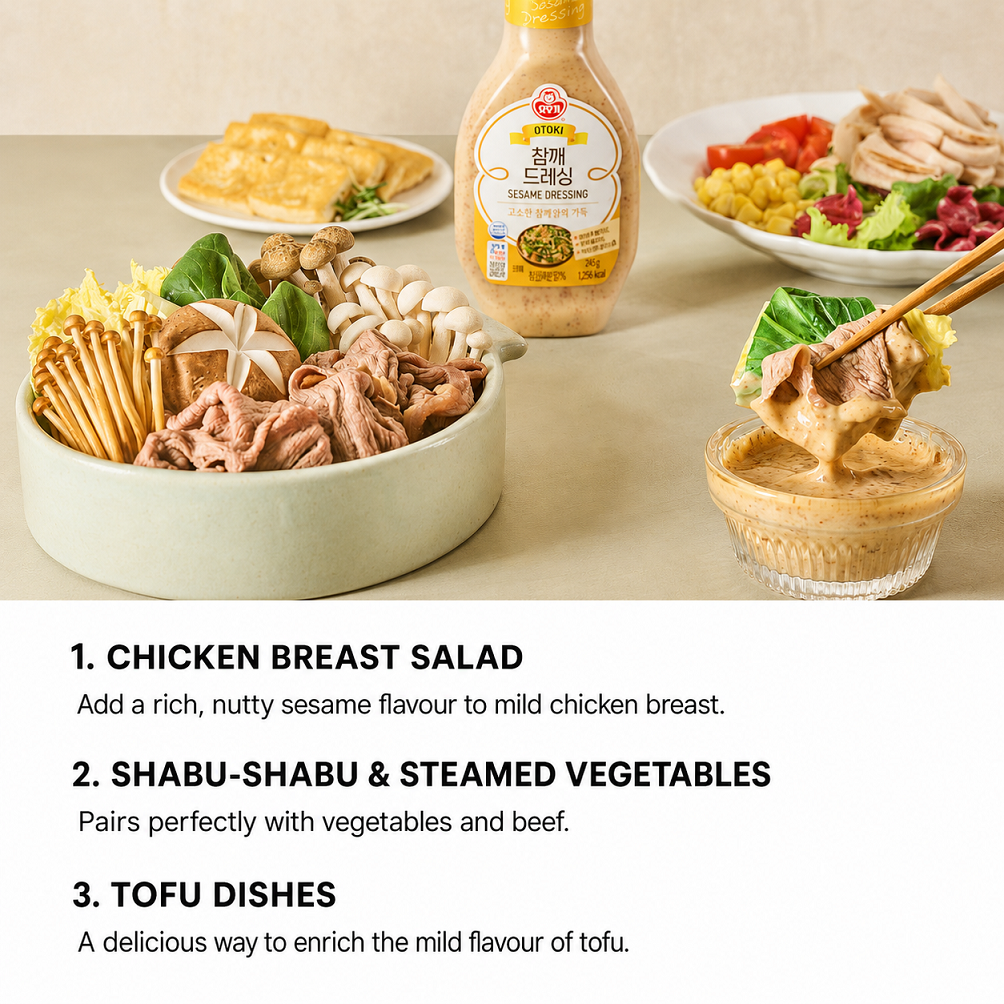 [Ottogi] Roasted Sesame Dressing 245g 오뚜기 참깨 드레싱