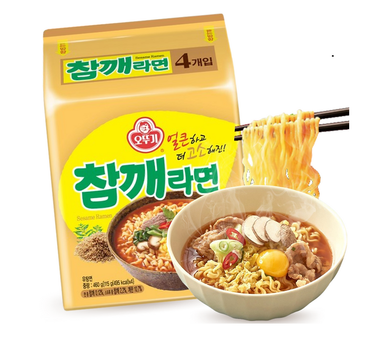 [Ottogi] Sesame Ramen 115g x 4p 오뚜기 참깨라면