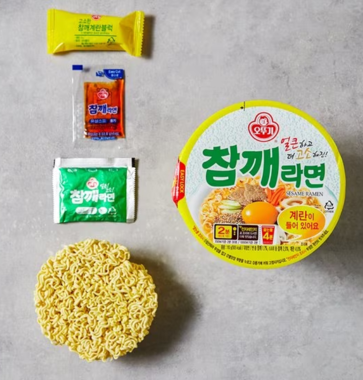 [Ottogi] Sesame Ramen Cup 65g / Bowl 110g 오뚜기 참깨라면 큰컵