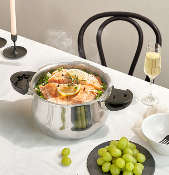 [PN] HiKlad Five IH Stainless Steel Pressure Cooker 2.5L 하이클래드 프리미엄 IH 압력솥