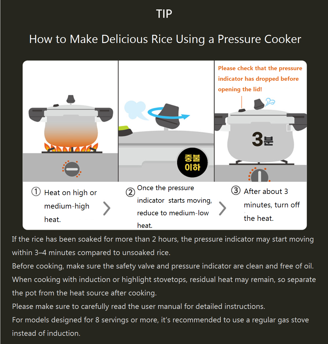[PN] HiKlad Five IH Stainless Steel Pressure Cooker 2.5L 하이클래드 프리미엄 IH 압력솥