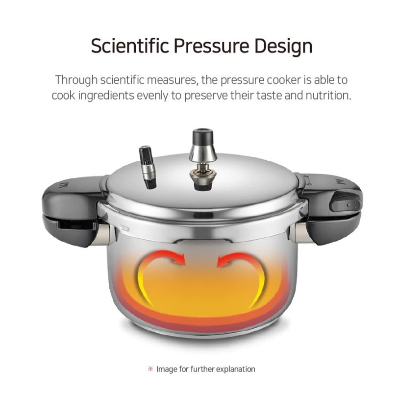 [PN] Korea Pressure Cooker Black Pearl 2.5L  PN풍년 블랙펄 압력솥 4인용