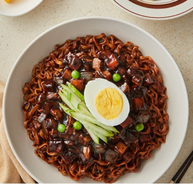 [Paldo] Ilpoom Jjajangmian Ramen 120g x 4P  팔도 일품짜장면 멀티팩