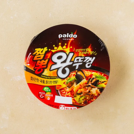 [Paldo] Jumbo Bowl WangTuKong Ramen (110g) – 3 Flavors  [팔도] 점보 왕뚜껑 라면