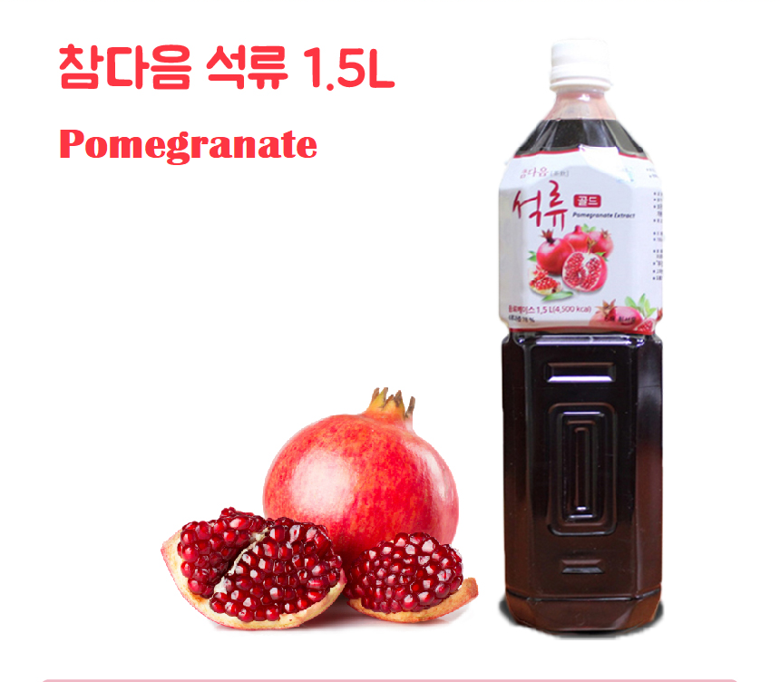 [Panax Korea] Chamdaum Traditional Korean Fruit Tea 1.5L [파낙스코리아] 참다움 전통 한국 과일차