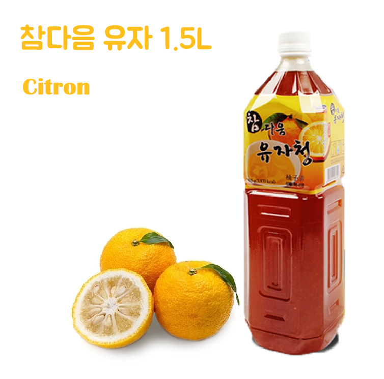 [Panax Korea] Chamdaum Traditional Korean Fruit Tea 1.5L [파낙스코리아] 참다움 전통 한국 과일차