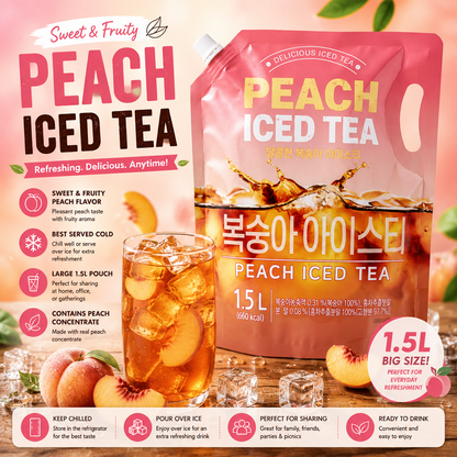 GS25 Peach Iced Tea 1.5L  복숭아 아이스티