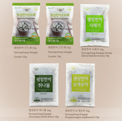 [Pyeongchang] K-Namul Rice Bibimbap 50g 평창팜 간편나물밥