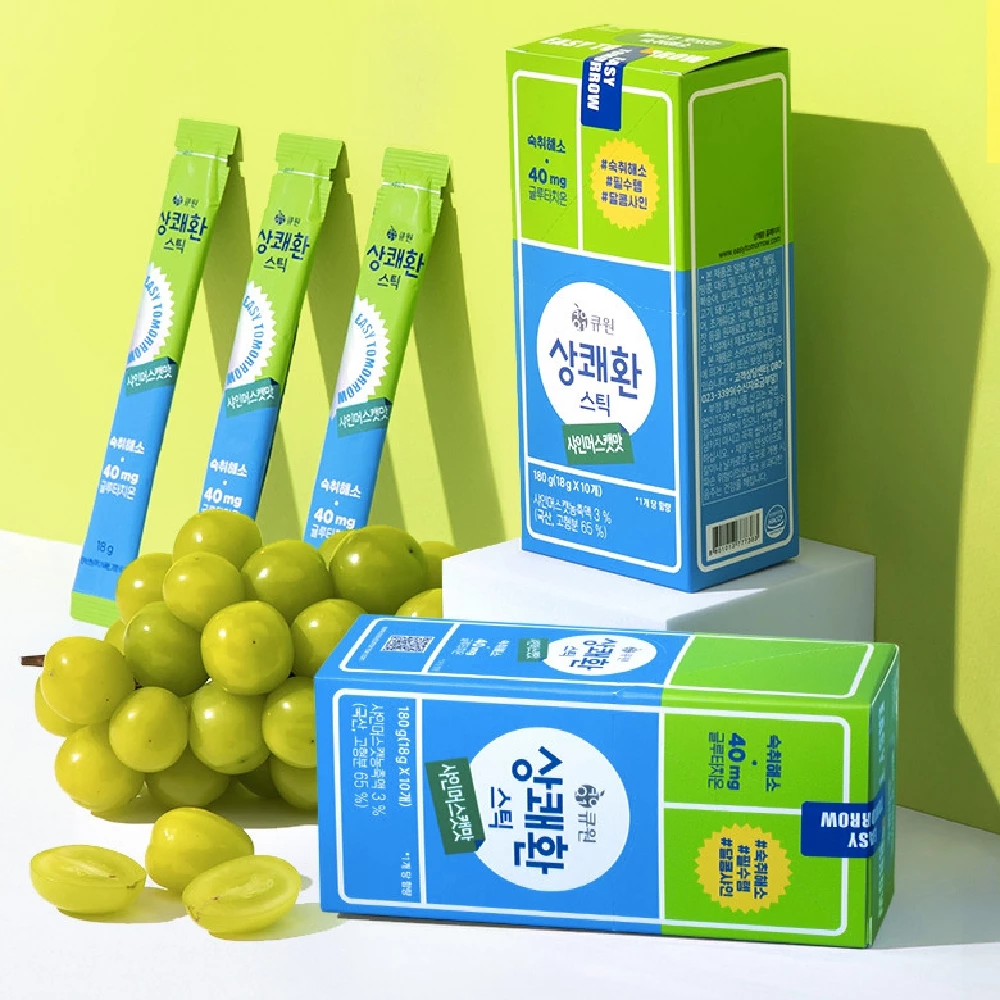 [Q.one] Easy Tomorrow Hangover Relief Stick Jelly 18gx10sticks  큐원상쾌한 스틱 4종