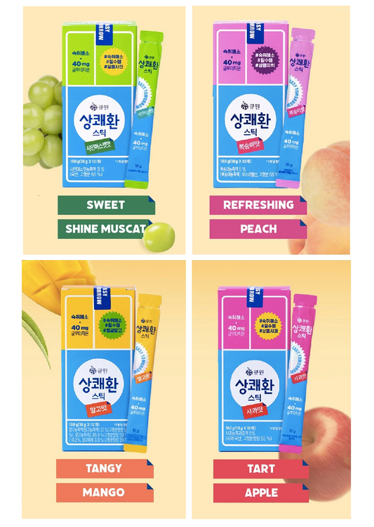 [Q.one] Easy Tomorrow Hangover Relief Stick Jelly 18gx10sticks  큐원상쾌한 스틱 4종