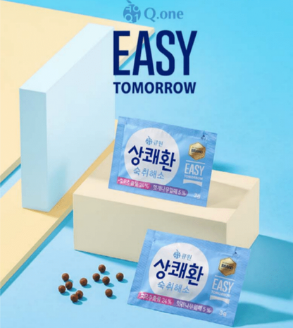 [Q.one] EASY TOMORROW FRESH Hangover Refreshing Pill 3gx10P 큐원 이지 투모로우 프레시 숙취 해소 알약 3g x 10팩