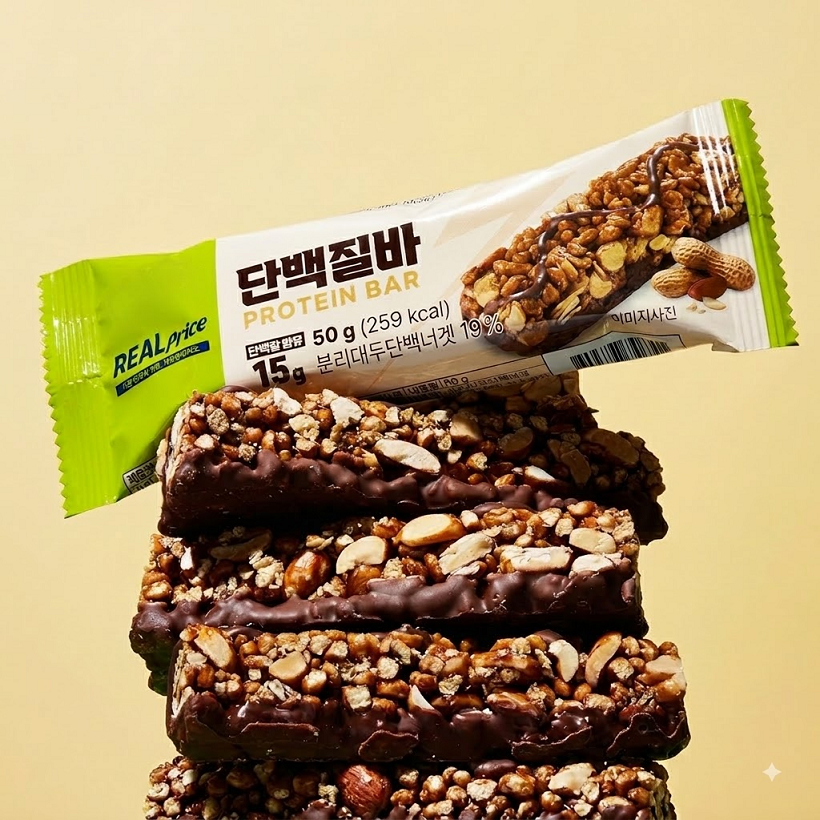 [GS25 REALprice] Protein Bar 50g 리얼프라이스 단백질바