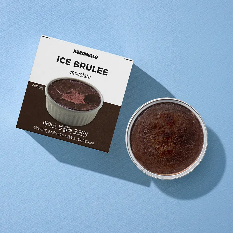 [Roro F&B] Ice Brulee Dessert 18g (Vanilla, Chocolate, Matcha, Caramel) 로로밀로 아이스 브륄레