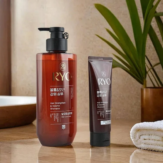 [RYO] Hair Strengthen & Volume Shampoo (Hair Loss Care) + 112ml Bonus Tube 려자양 탈모증상완화 볼륨&모근 강화 샴푸