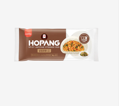 [Samlip] HoPang Steamed Bun Spicy Japchae / Kimchi / Vegetable 225g 삼립 호빵