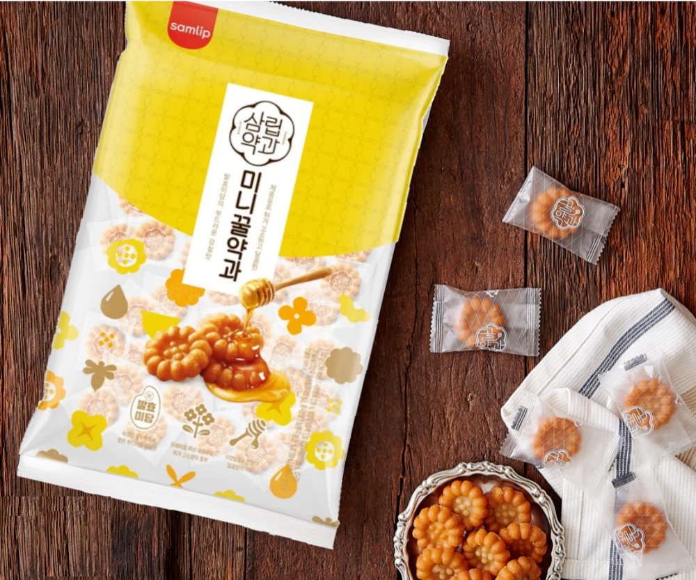 [Samlip] Mini Honey Yakgwa Korean Traditional Snack 140g 삼립 미니꿀 약과