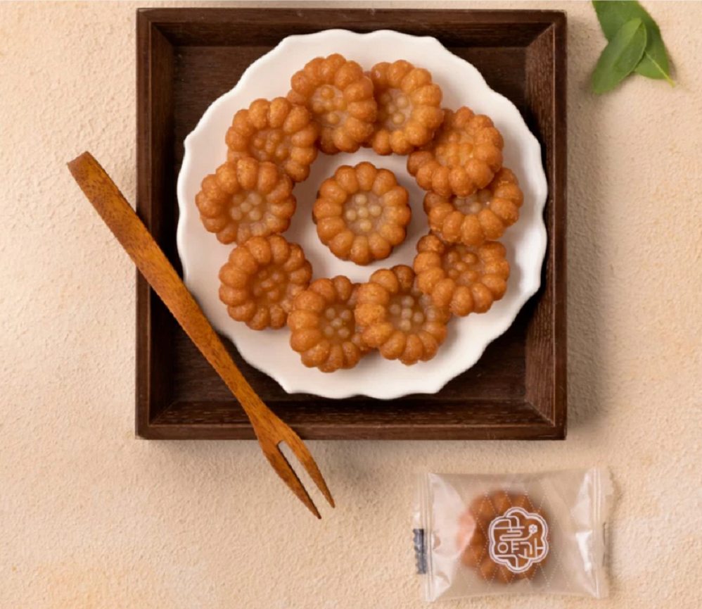 [Samlip] Mini Honey Yakgwa Korean Traditional Snack 140g 삼립 미니꿀 약과