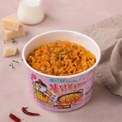 [Samyang] Buldak Carbo Hot Chicken Flavor Cup Noodles 105g  삼양 까르보 불닭볶음면 큰 컵