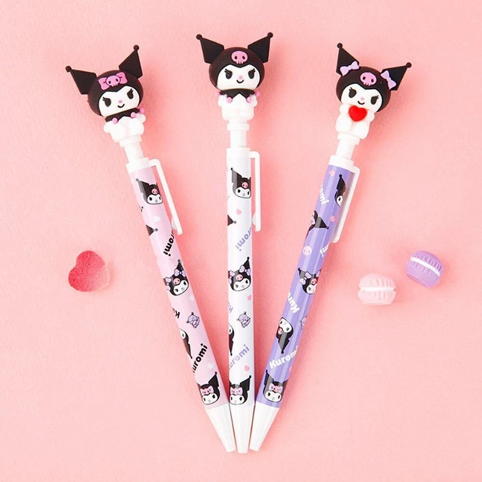 [Sanrio] Kuromi Stationery Set (Mechanical Pencil / Pencil Set) 산리오 쿠로미 문구 컬렉션