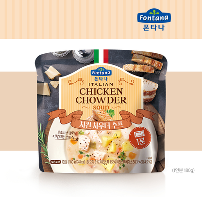 [Sempio] Fontana Premium Cream Soup Series 180g 폰타나 프리미엄 크림수프