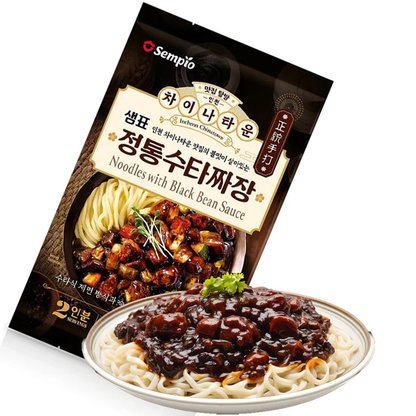 [Sempio] Incheon Chinatown Jjajang Noodles 640g 쌤표 수타짜장면 (정통 / 사천 매콤) 2종