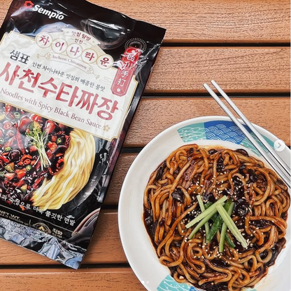 [Sempio] Incheon Chinatown Jjajang Noodles 640g 쌤표 수타짜장면 (정통 / 사천 매콤) 2종
