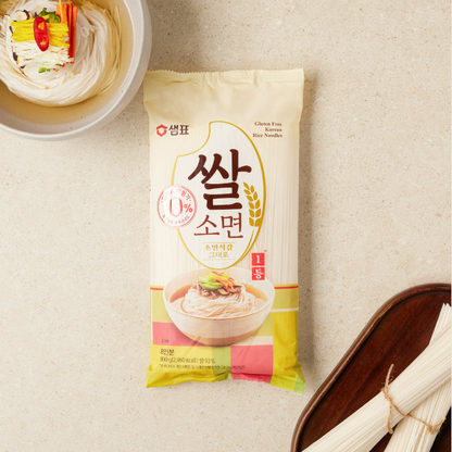 [Sempio] Korean Rice Noodles 400g (Brown Rice / White Rice) 샘표 현미/쌀 소면